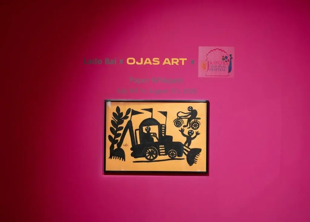 Lado Bai: Paper Whispers exhibition at Ojas Art, photo 8