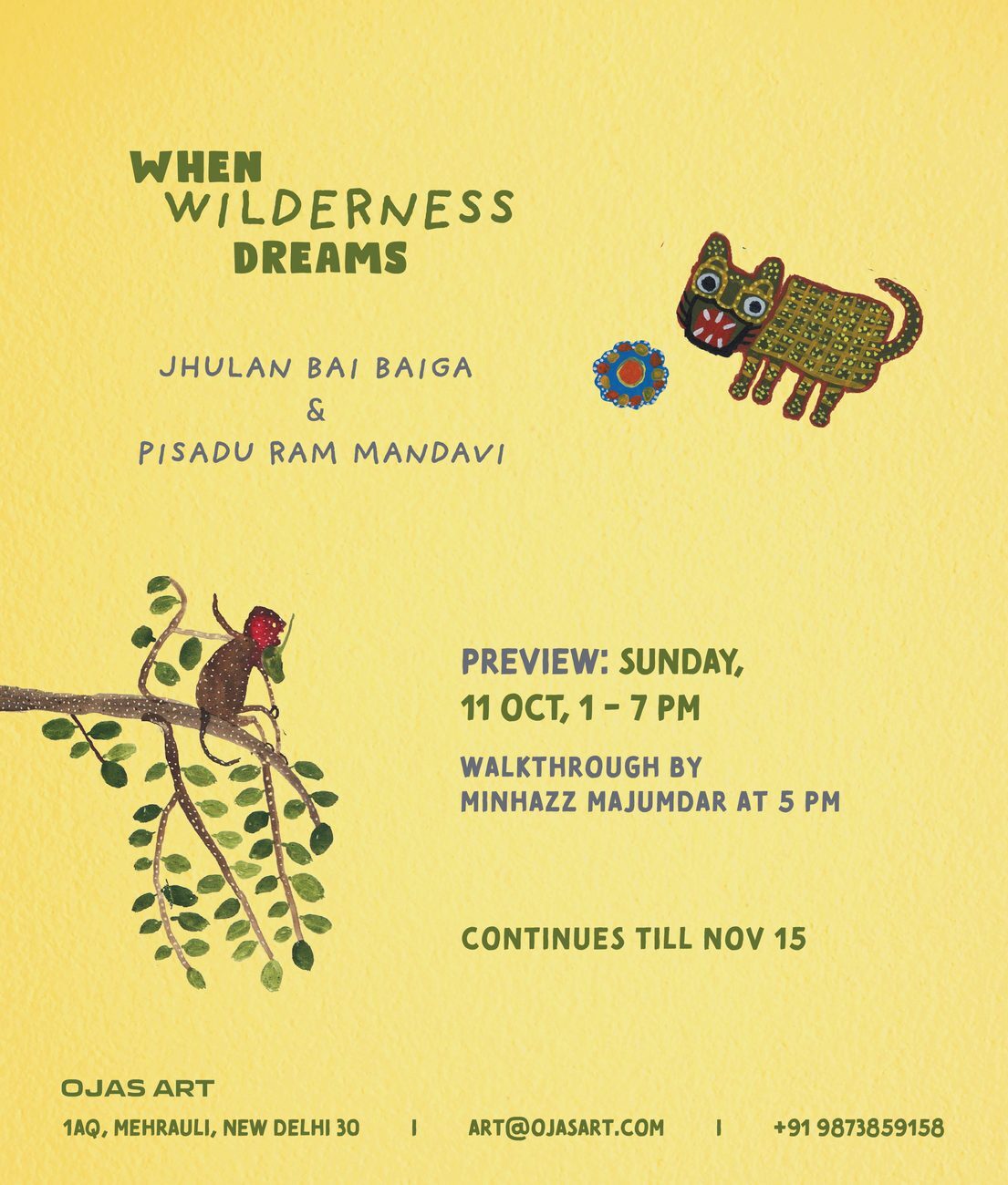When Wilderness Dreams - exhibition invite